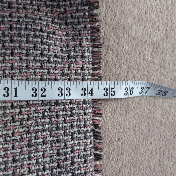 Karl Lagerfeld Preppy Old Money Barbie Two Tone Colorblock Tweed Shift Dress 4 - Picture 8 of 10